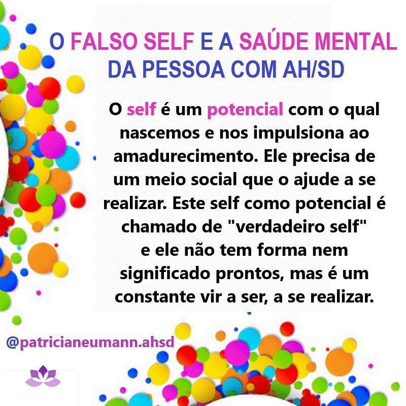 O Falso Self e a Saúde Mental da Pessoa com AH/SD (1/10)