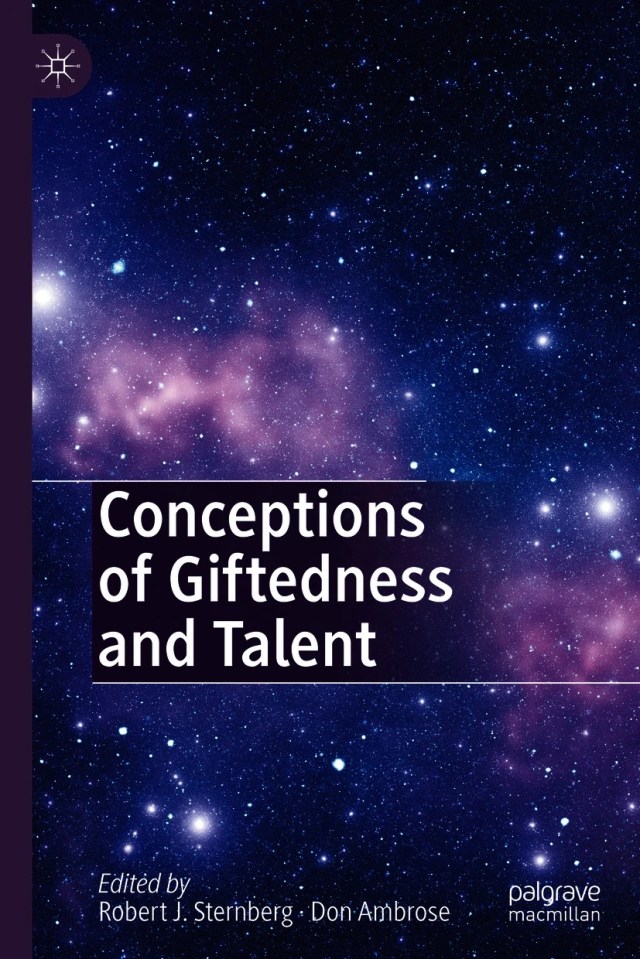 Capa do livro Conceptions of Giftedness and Talent