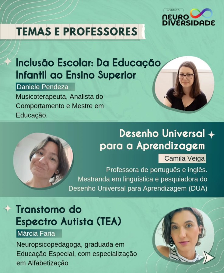 06 - instituto neurodiversidade - grupo de estudos sobre inclusão escolar - equipe